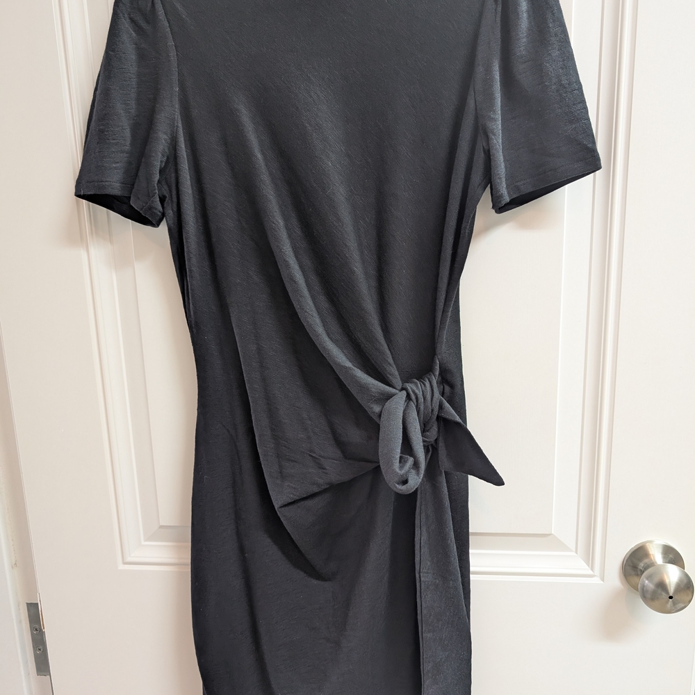 Elegant Black Knot Dress